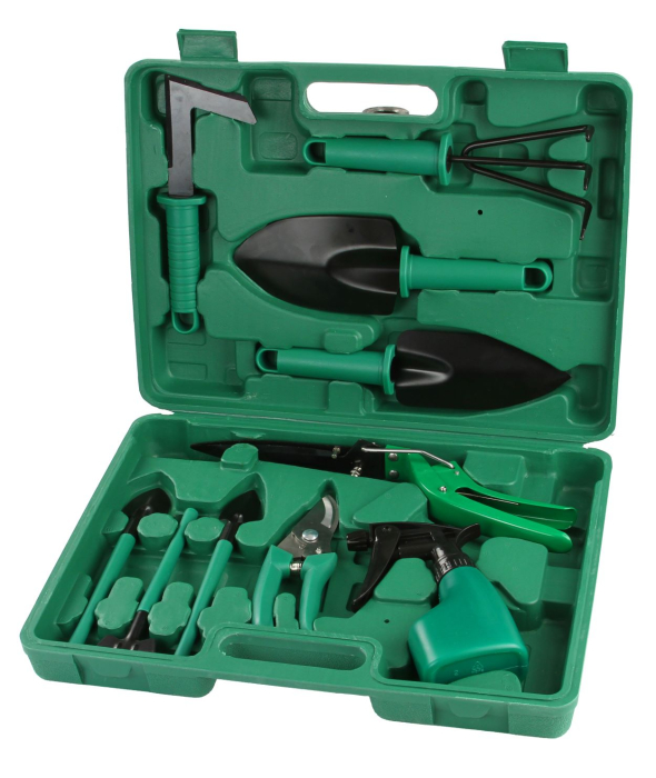 Set 10 unelte profesionale pentru gradinarit cu cutie de transport (M83053) [2]