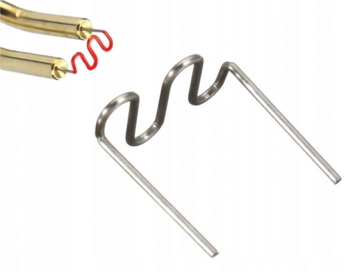 Set 100 capse cleme sarme agrafe sudat lipit plastic model tip ondulat (KD10766) [4]