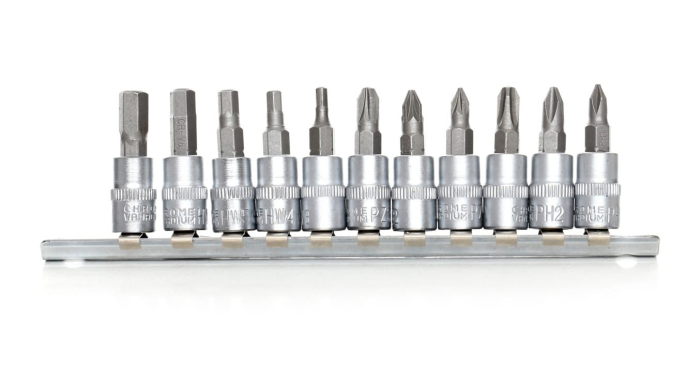 Set 11 biti imbus surubelnita cu suport sina 14 (KD10240) [3]