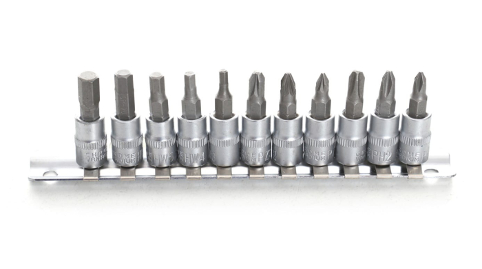 Set 11 biti imbus surubelnita cu suport sina 14 (KD10240) [2]