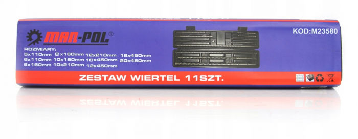 Set 11 burghie 5-20mm SDS+ pentru beton (M23580) [6]