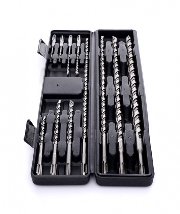 Set 11 burghie 5-20mm SDS+ pentru beton (TA4182) [11]