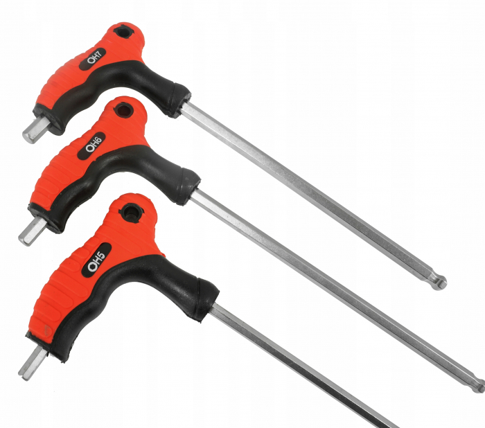 Set 11 chei imbus lungi cu maner 2-10mm surubelnita (V86435) [13]