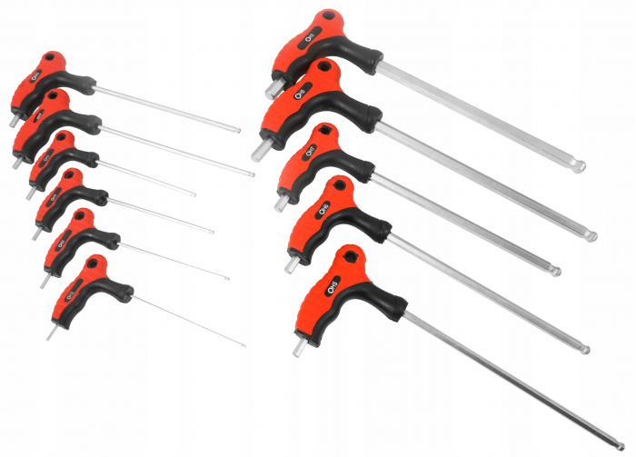 Set 11 chei imbus lungi cu maner 2-10mm surubelnita (V86435) [7]