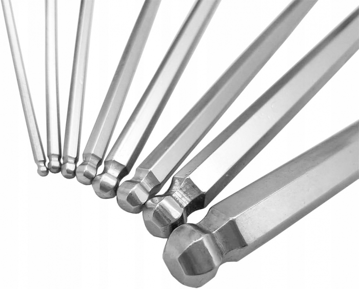 Set 11 chei imbus lungi cu maner 2-10mm surubelnita (V86435) [3]