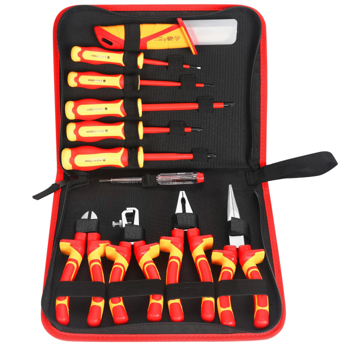 Set 11 unelte de mana izolate, surubelnite clesti electrician 11 piese, (KD5970) [3]