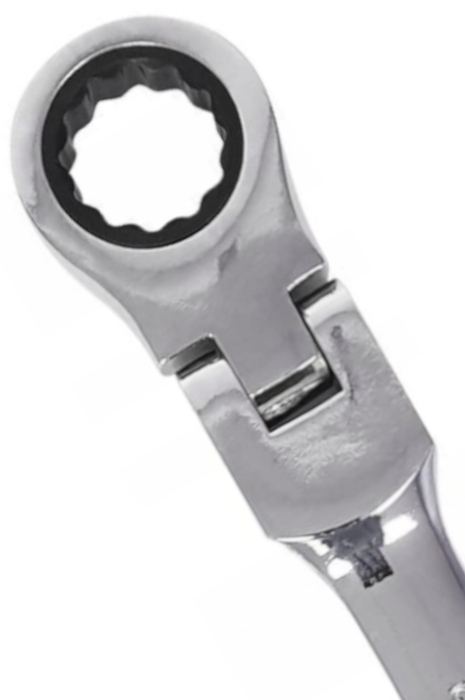 Set 12 chei cu clichet articulate 8-19mm 12bucati piese cap flexibil Cr-V (KD10947) [5]