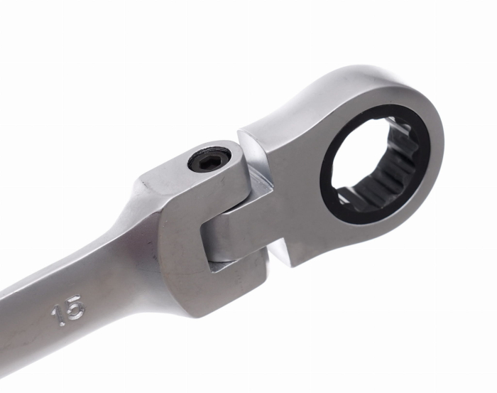 Set 12 chei cu clichet articulate 8-19mm 12bucati piese cap flexibil Cr-V (KD10947) [9]