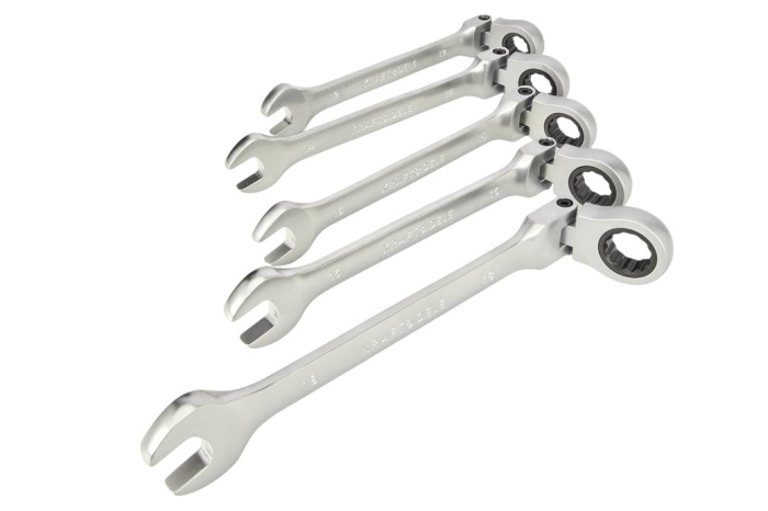 Set 12 chei cu clichet articulate 8-19mm 12bucati piese cap flexibil Cr-V (KD11304) [16]