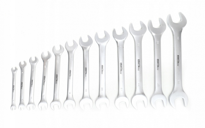 Set 12 chei fixe 6-32mm 12 bucati piese Chrome-Vanadium Cr-V furca (KD10934) [6]