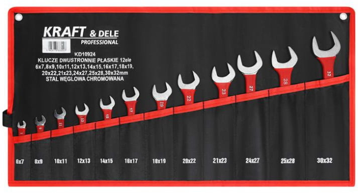 Set 12 chei fixe 6-32mm 12bucati piese Cr-V material aderent (KD10924) [5]