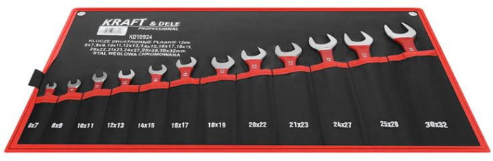 Set 12 chei fixe 6-32mm 12bucati piese Cr-V material aderent (KD10924) [2]