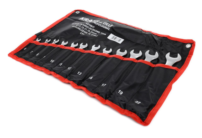 Set 12 chei fixe combinate 6-22mm 12bucati piese Cr-V (KD10931) [4]