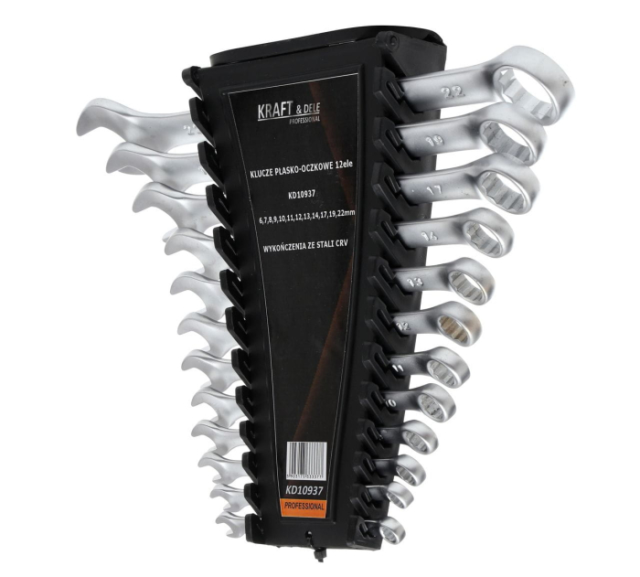 Set 12 chei fixe combinate 6-22mm 12bucati piese Cr-V (KD10937) [3]