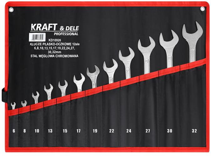 Set 12 chei fixe combinate 6-32mm 12bucati piese Cr-V  (KD10926) [5]