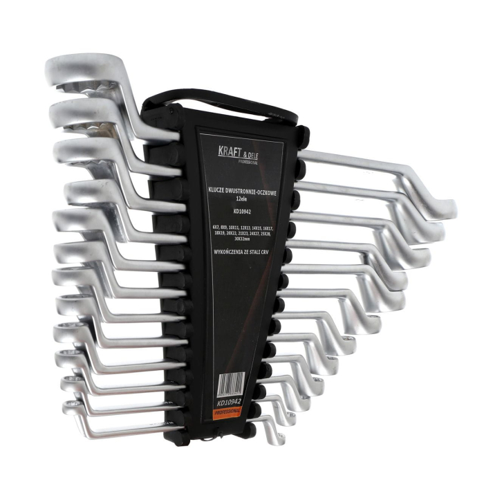 Set 12 chei inelare cu cot 6-32mm 12bucati piese Chrome-Vanadium Cr-V (KD10942) [4]