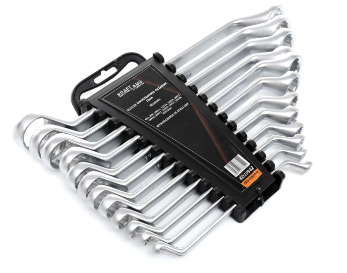 Set 12 chei inelare cu cot 6-32mm 12bucati piese Chrome-Vanadium Cr-V (KD10942) [8]