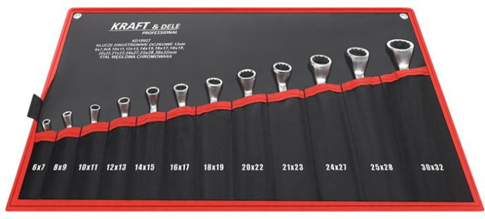 Set 12 chei inelare cu cot 6-32mm Cr-V (KD10927) [2]