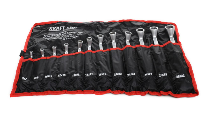 Set 12 chei inelare cu cot 6-32mm Cr-V (KD10939) [2]
