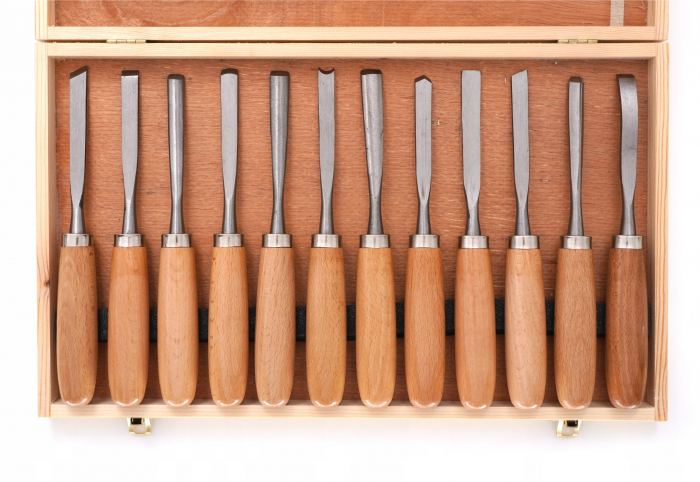 Set 12 dalti cu maner lemn (KD11775) [3]