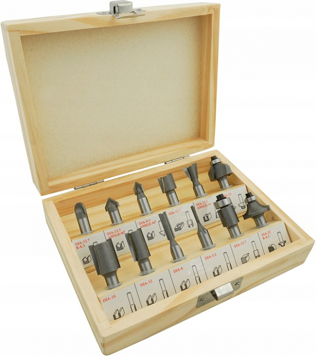 Set 12 freze lemn prindere 8mm (V05068) [3]