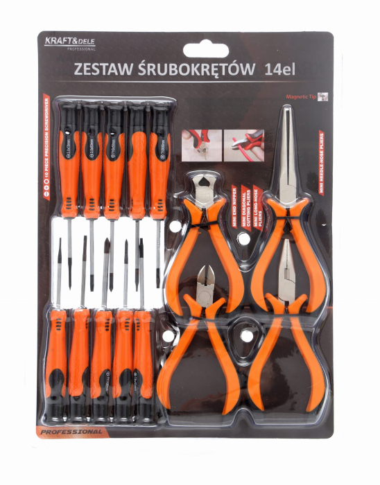 Set 14 surubelnite, plate, cruce, torx clesti (KD10894) [9]