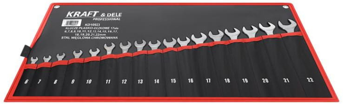 Set 17 chei fixe combinate 6-22mm 12bucati piese placate crom (KD10923) [3]