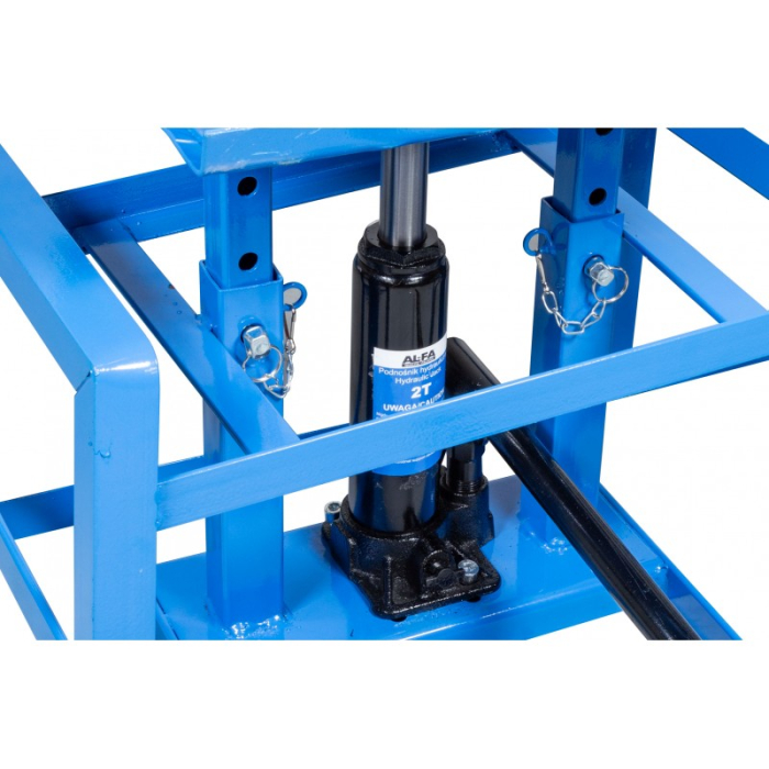 Set rampe auto metalica cu ridicare hidraulica 2 Tone 2000kg 270-375mm  + Banca atelier 2 in 1 tip sezlong si scaun, 6 roti pivotante, cadru metalic, 150 kg  (ALRN2478+KD10764) [7]