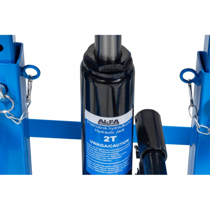 Set rampe auto metalica cu ridicare hidraulica 2 Tone 2000kg 270-375mm  + Banca atelier 2 in 1 tip sezlong si scaun, 6 roti pivotante, cadru metalic, 150 kg  (ALRN2478+KD10764) [17]