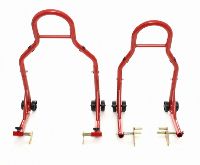 Set 2 stand cric suporti motocicleta roata fata spate (KD341) [4]