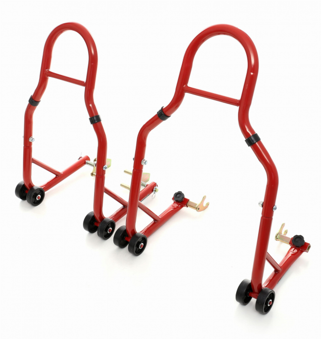 Set 2 stand cric suporti motocicleta roata fata spate (KD341) [3]
