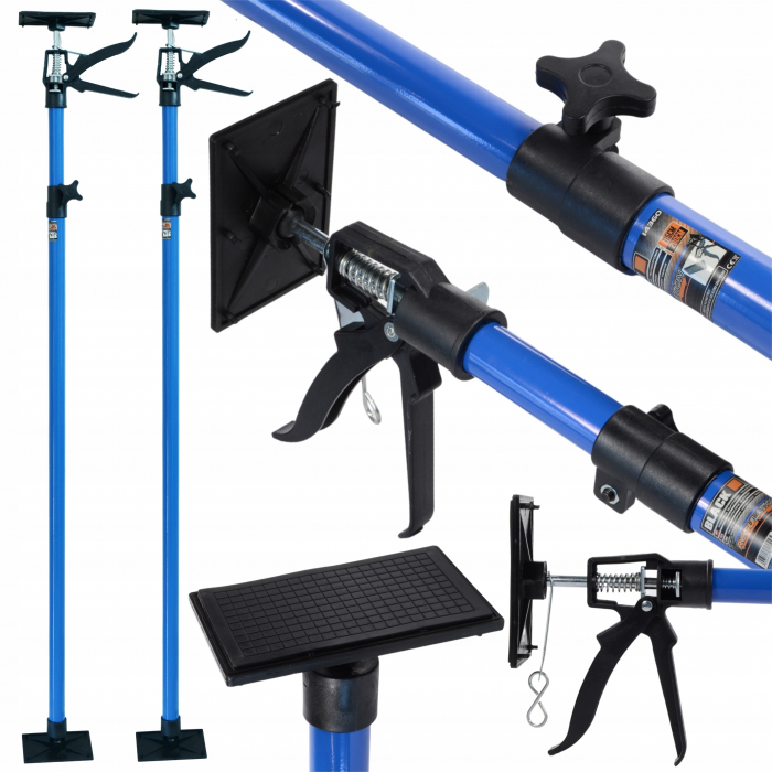 Set 2 suporti stalp dispozitiv telescopic sustinere placi panouri rigips 115-290cm (14360) [1]