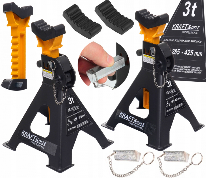 Set 2 suporti sustinere 3 Tone auto, reglaj dinti, protectie (KD3096) [1]