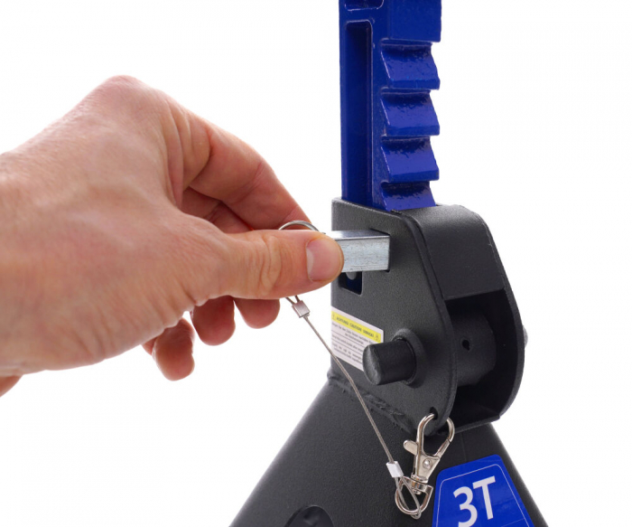 Set 2 suporti sustinere cu material protectie 2 sigurante suspendare tip capra 3 Tone auto, reglaj dinti 285-425mm (TA248) [3]