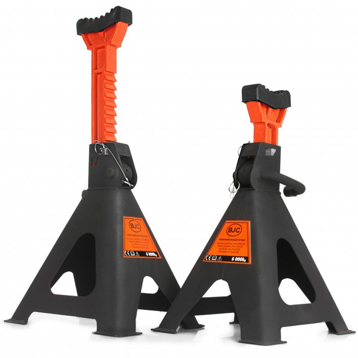 Set 2 suporti sustinere material protectie 2 sigurante tip capra 6 Tone auto, reglaj dinti 390-600mm (M80101) [1]