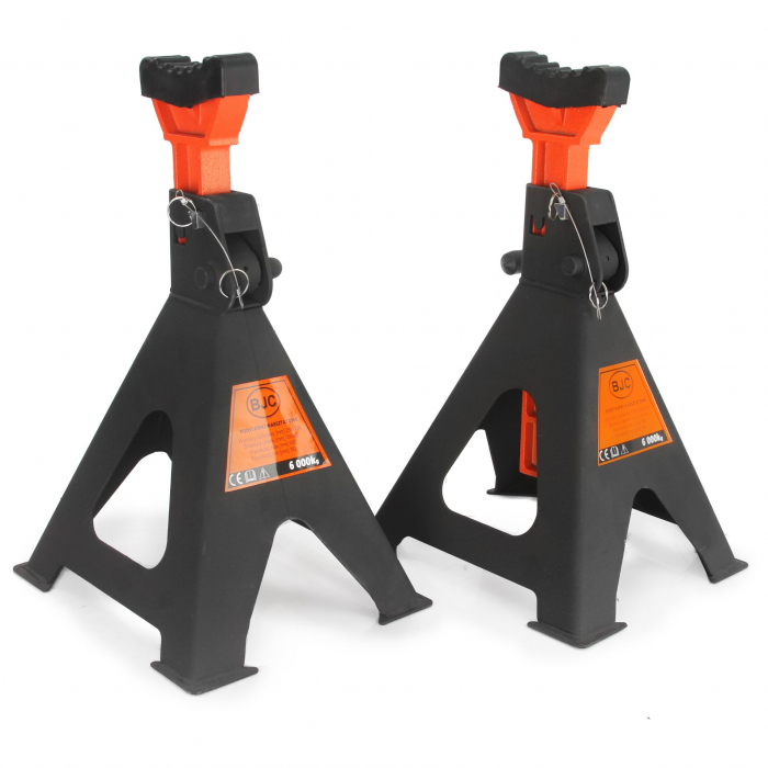 Set 2 suporti sustinere material protectie 2 sigurante tip capra 6 Tone auto, reglaj dinti 390-600mm (M80101) [5]