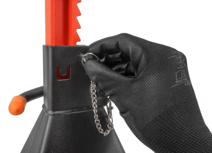 Set 2 suporti sustinere material protectie 2 sigurante tip capra 6 Tone auto, reglaj dinti 390-600mm (N3301) [5]