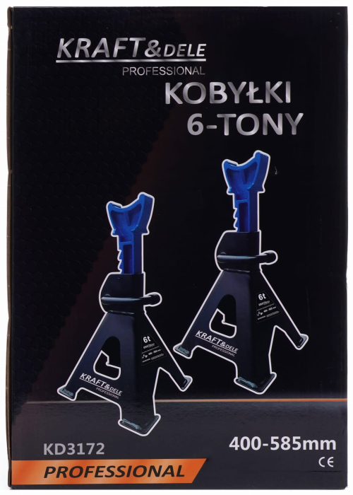 Set 2 suporturi auto (capre) 6T reglaj 400 - 585 mm (KD3172) [7]