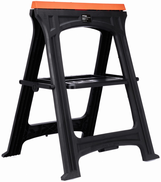 Set 2 suporturi de lucru (capre atelier) pliabile cu tava scule 170kg/buc (KD506) [2]