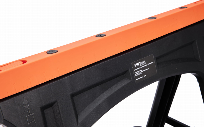 Set 2 suporturi de lucru (capre atelier) pliabile cu tava scule 170kg/buc (KD506) [3]