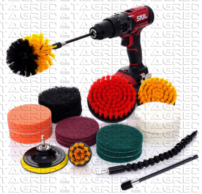Set 20 piese perii bureti de curatare si slefuire (TA4204) [3]