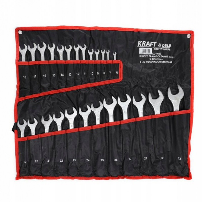 Set 25 chei fixe combinate 6-32mm 25bucati piese Cr-V (KD10920) [5]