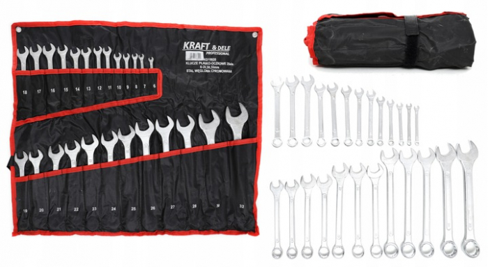 Set 25 chei fixe combinate 6-32mm 25bucati piese Cr-V (KD10920) [4]