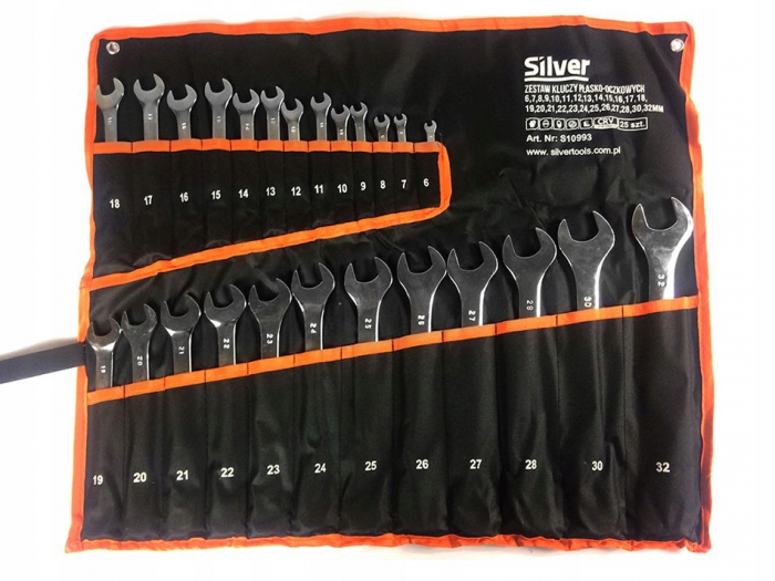 Set 25 chei fixe combinate 6-32mm 25bucati piese Cr-V (S10993) [2]