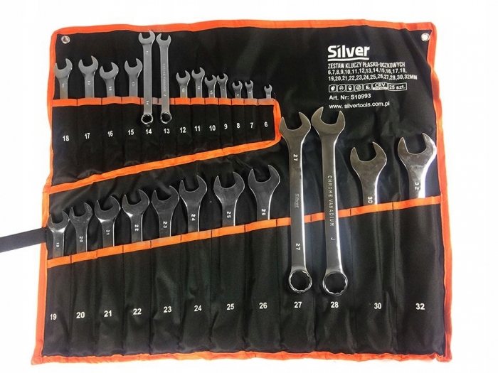 Set 25 chei fixe combinate 6-32mm 25bucati piese Cr-V (S10993) [3]