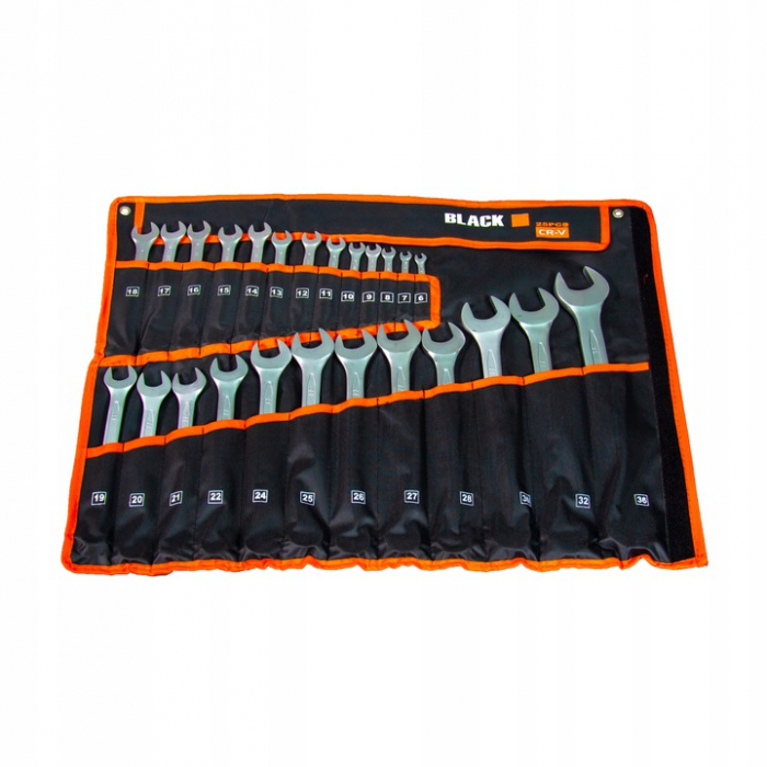 Set 25 chei fixe combinate 6-36mm 25bucati piese Chrome-Vanadium Cr-V (16008) [2]