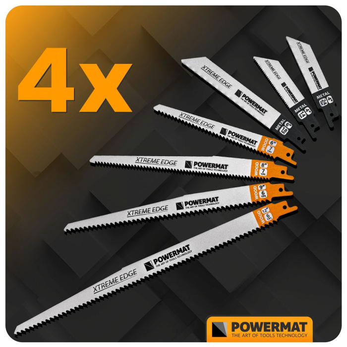 Set 28 panze fierastrau sabie lemn si metal prindere universala PM1374 (PM-ZBDP-28T) [6]