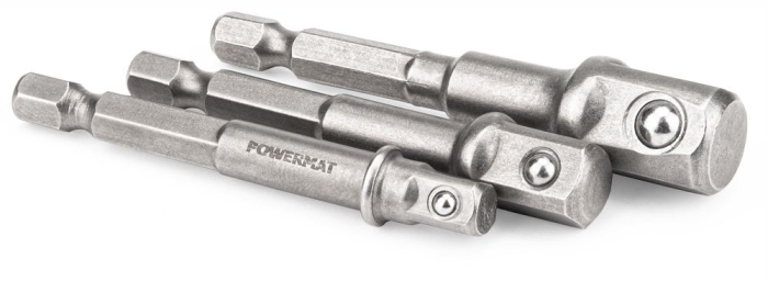 Set 3 adaptoare HEX pentru tubulare 1/4 3/8 1/2 PM0825 (PM-ZADB-3T) [4]