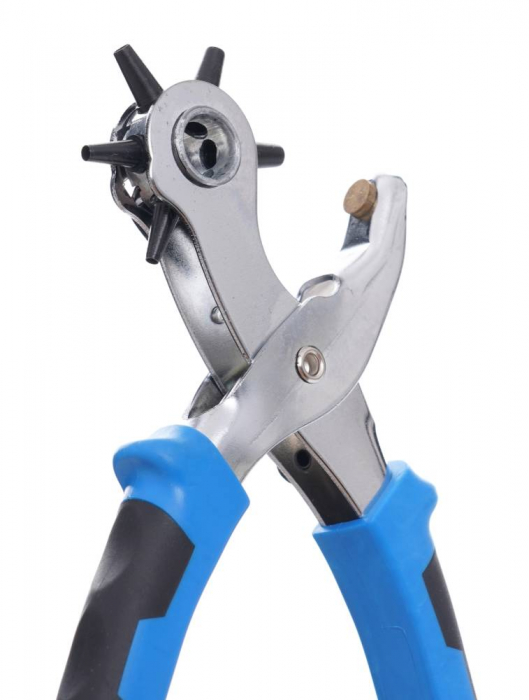 Set 3 clesti perforatoare gaurire perforare piele curele cu capse (TA4170) [7]