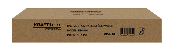 Set 3 tigai din fonta pentru prajit si gatit, dimensiuni 25,5–36,4 cm, compatibile cu inductie si gaz (KD4416) [11]